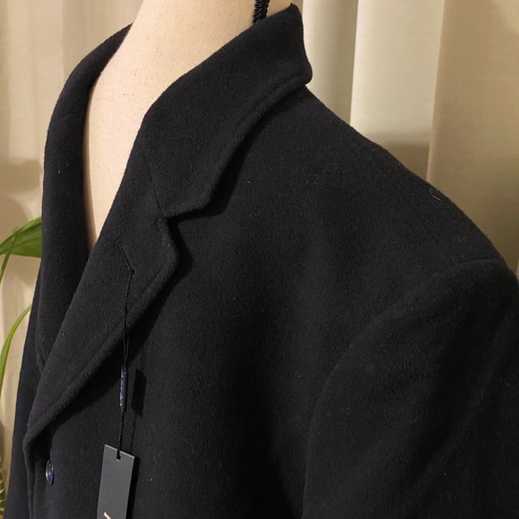 Black Wool Coat - Picture 5 of 5